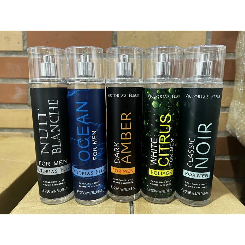 Xịt Thơm Body Mist Dành Riêng Cho Nam Victoria Fleu Hương Thơm Lôi Cuốn, Quyến Rũ