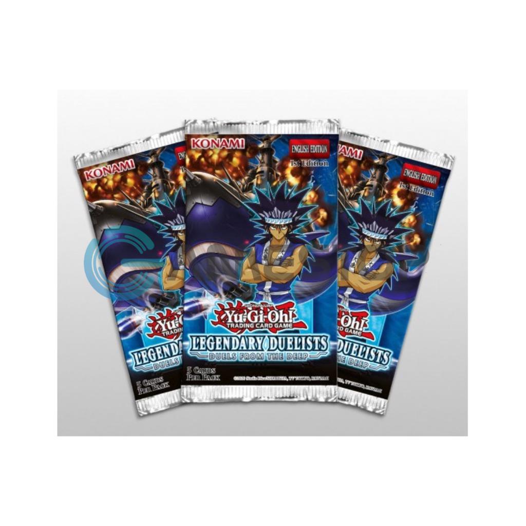 Thẻ bài YuGiOh TCG Legendary Duelist Duels From The Deep Booster Pack LED9 Build Deck phiên bản tiếng Anh YGTCGBP06