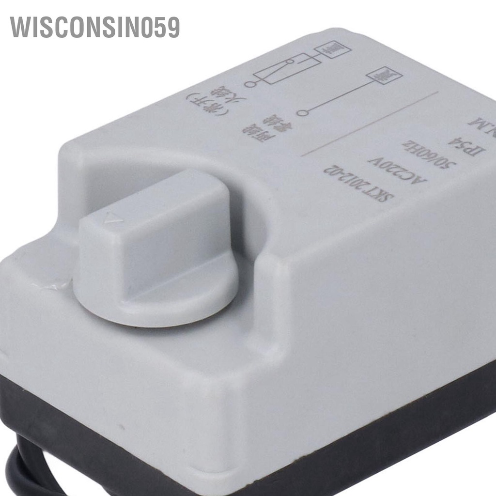 [Hàng Sẵn] Van bi có động cơ Điện 2 chiều thường mở bằng tay tự DN15 AC220V 【Wisconsin059】