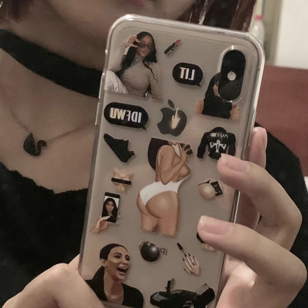 Ốp Điện Thoại Silicon Trong Suốt Cho iPhone12 11 13pro xsmax xr x 6 7 8plus13pro SE 8plus 11promax 12pro 12mini