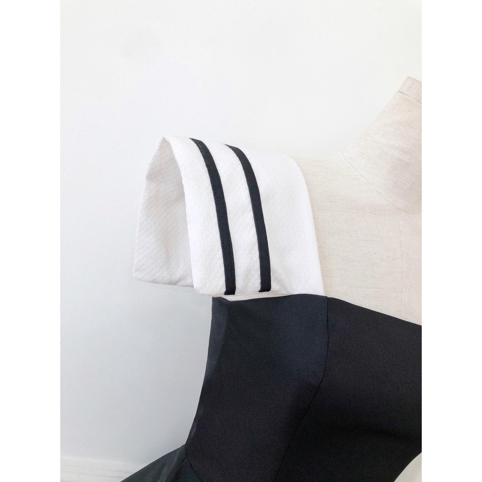 [HÀNG THIẾT KẾ CAO CẤP] Áo Peplum Cổ Vuông Chít Eo Tôn Dáng Màu Đen