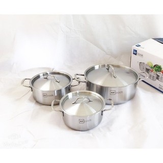 Bộ 3 nồi inox 430 cao cấp- ht cook