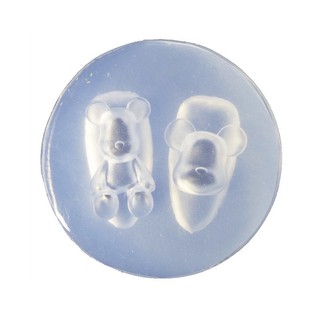Khuôn gấu Bearbrick silocon nail