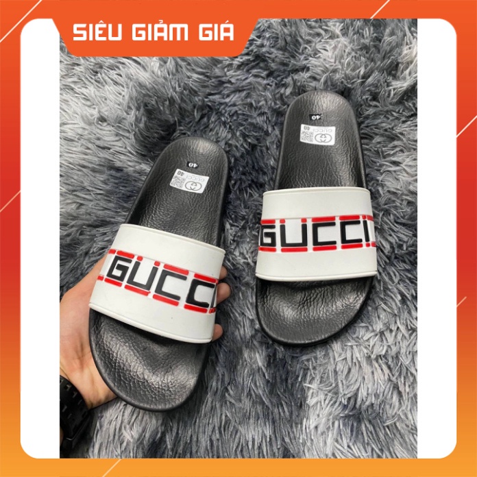Dép Thời Trang Quai Ngang Nam Cao Cấp GUCCI Bản Đế Super Free Ship