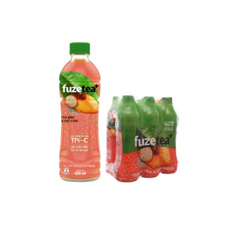 Lốc 24 chai trà đào và hạt chia fuzetea+ 450ml chai - ảnh sản phẩm 5