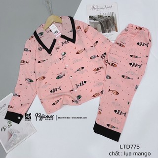 PIJAMA HOUSE - BỘ LỤA DÀI TAY luala