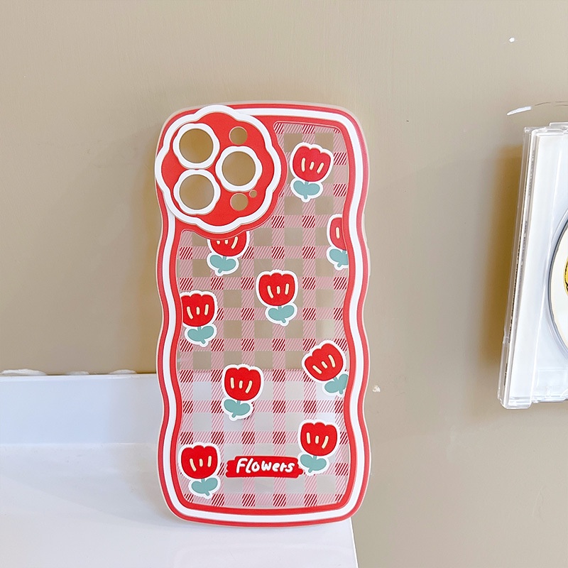 Ốp Điện Thoại Họa Tiết Hoa / Sóng Biển Cho iphone 7 / 7plus / 8 / 8plus / xs / 11 / 12 / 13 / 14 / pro / max / plus / promax