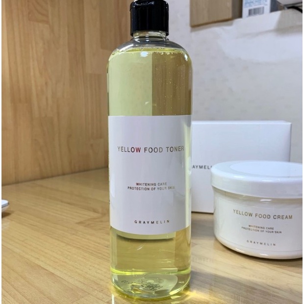 Nước Hoa Hồng Trái Cây Vàng Graymelin Yellow Food Toner 500ml