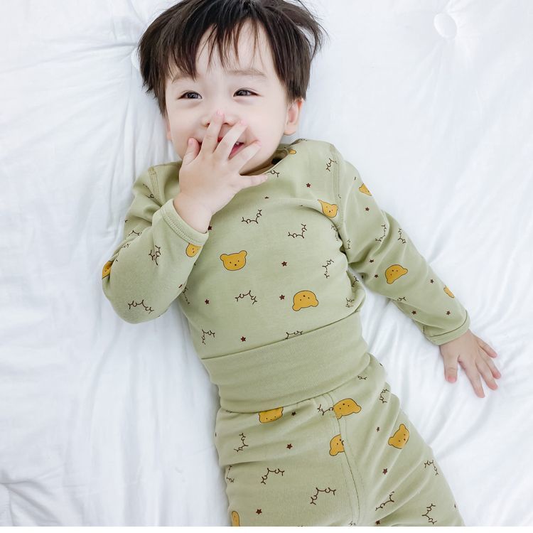 Bộ Quần Áo Ngủ In Hoạt Hình Đáng Yêu Cho Bé Sơ Sinh