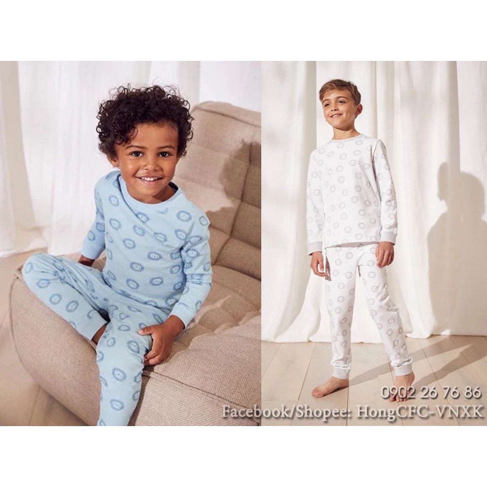 Bộ cotton Next bé trai xuất xịn