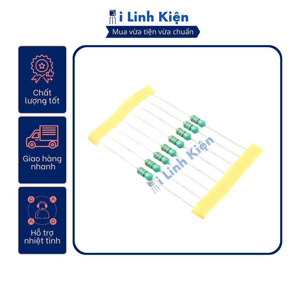 Cuộn cảm vạch 1W 0510 1mH đóng dây túi 10 chiếc.