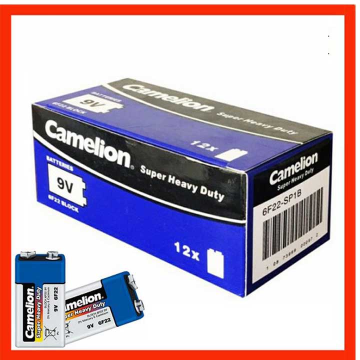 Pin 9V Camelion 6F22 vỉ 1 viên chính hãng