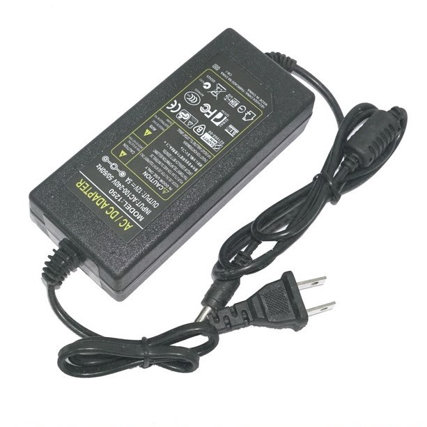 Bộ đổi nguồn điện 220v sang 12V-5A   - Bộ Adapter Chuyển Nguồn 12v 5A Chính Hãng