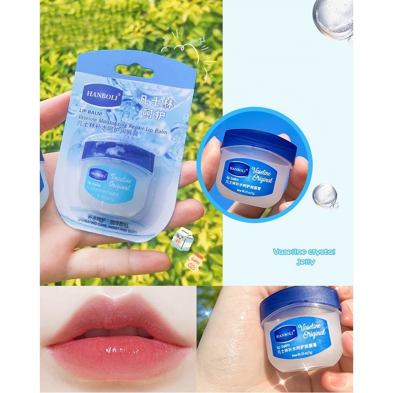 Son Dưỡng Môi Habonli Vaseline Chống Khô Môi Tẩy Tế Bào Chết Làm Đẹp Cho Môi Mềm Mịn