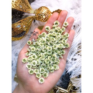 hoa hồng pháp size nhỏ, hoa bột nail