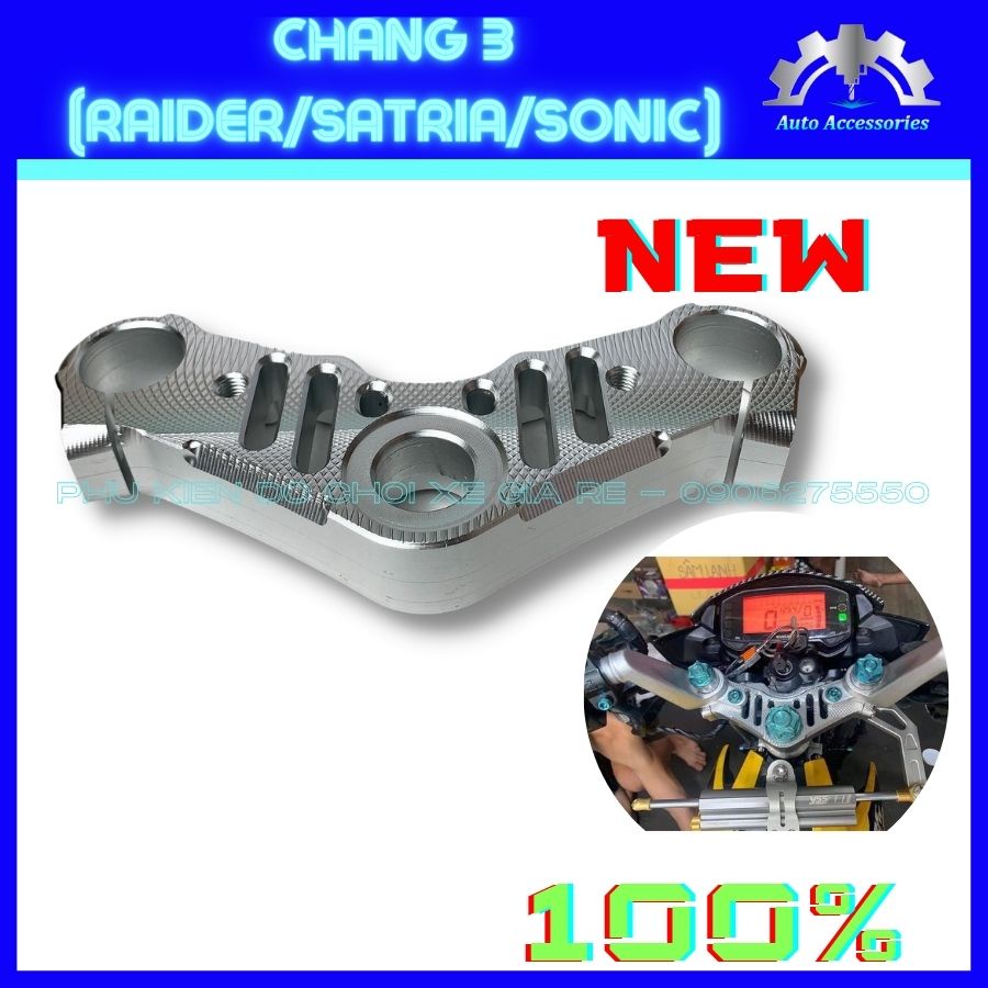 Chảng Ba trước của xe Raider Satria