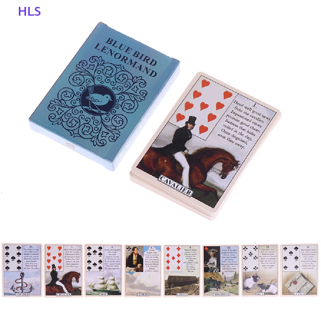 Bộ Bài Tarot Hình Chim Đạo Cụ Lenormand Oracle