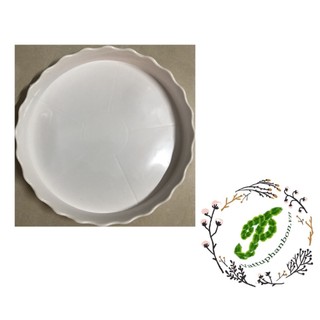 Đĩa lót chậu tròn khía Phi 18cm - #050D#