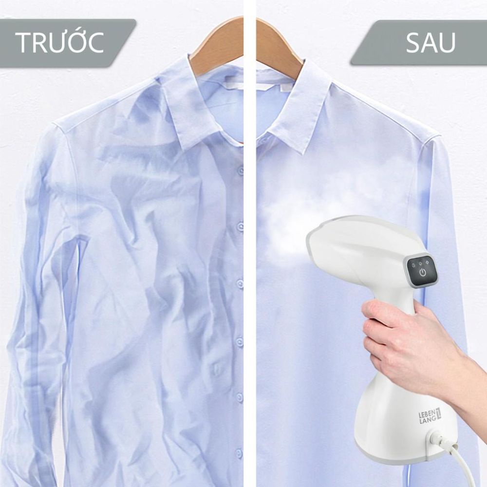 Bàn là hơi nước cầm tay Lebenlang LBD528S, bàn là du lịch tiện lợi, Hàng Đức