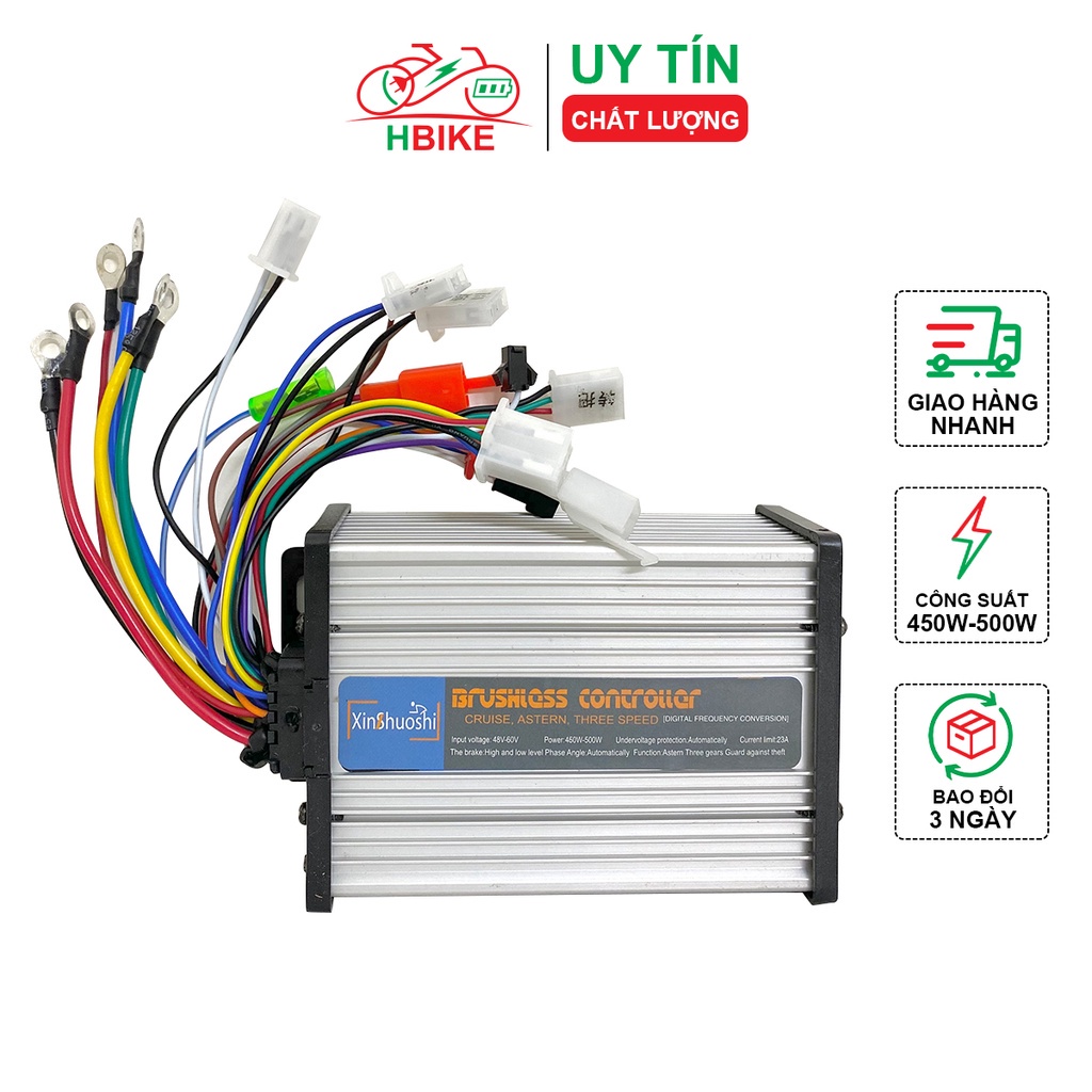 IC điều tốc đa năng 450W-500W, bo mạch IC xe điện động cơ không chổi than chính hãng cho xe điện