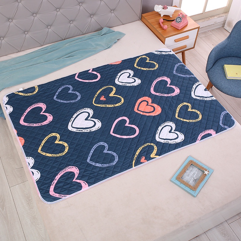 1 Tặng 1 Thảm Lót Cotton Hữu Cơ 50 * 70cm Thấm Hút Nước Giặt Được Tái Sử Dụng Được