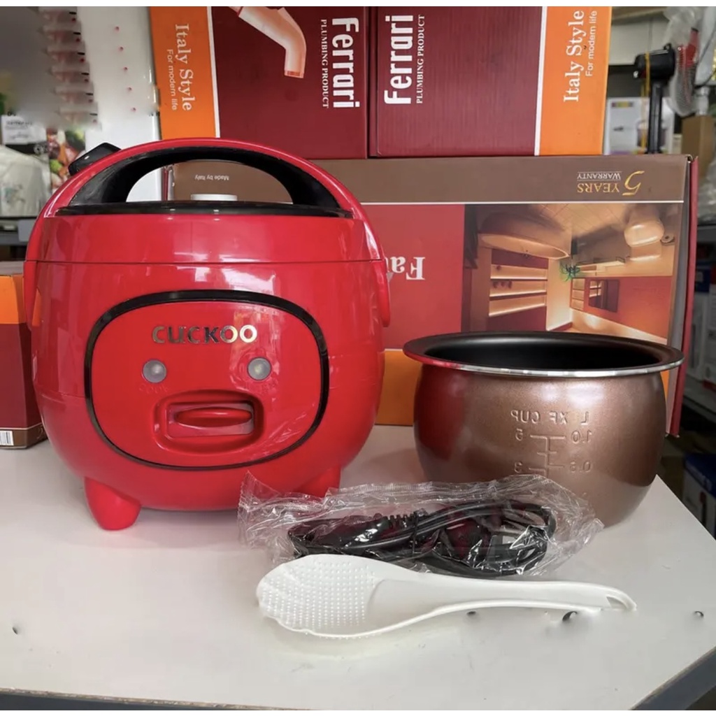 [ Tặng 100 Màng Bọc Gấu] Nồi Cơm Điện CUCKOO 3D Mini Dung Tích 1L, 1.2L, 1.8L Lòng Dầy Dặn Nấu Cơm Siêu Ngon