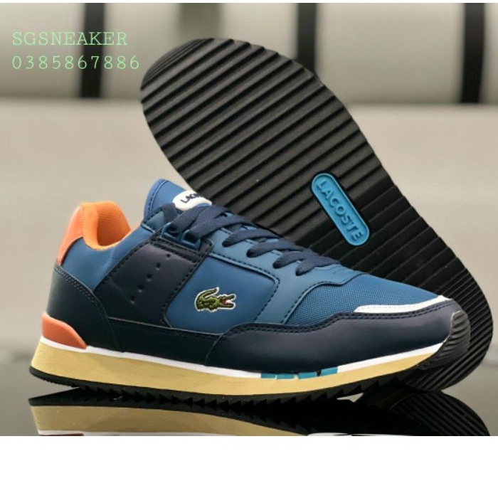 Giày Lacoste Blue Nam  AUTHENTIC SHOES - Chính Hãng - FullBox