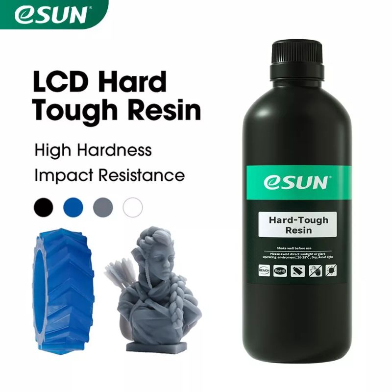 Nhựa in 3D ESUN Hard Tough Resin ABS Like LCD 1000 Gram, cứng và dẻo dai