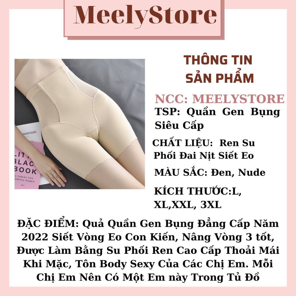 Quần Nịt Bụng Su Đúc Co Dãn Thoải Mái Tạo Eo Thon Quyến Rũ Nâng Mông Tông Dáng Khoe Body Sexy - 816