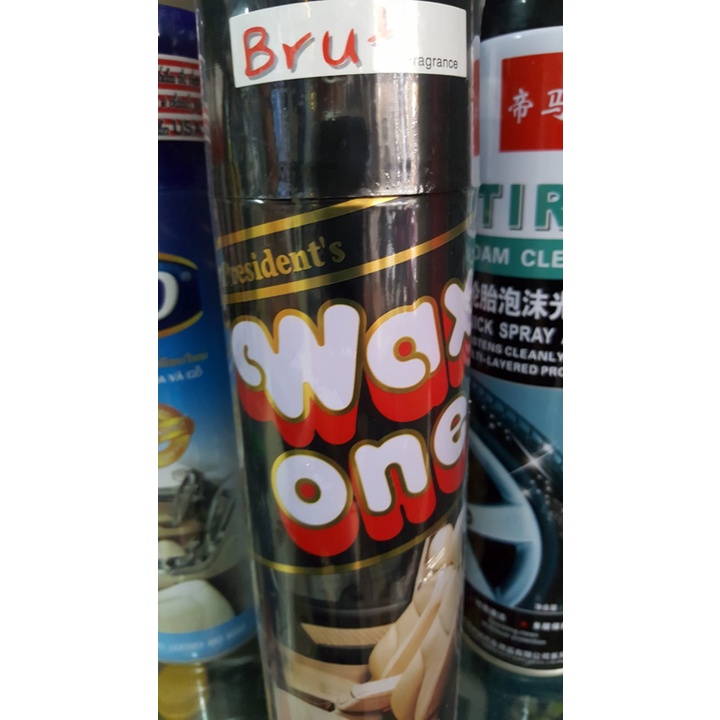 Wax One - Chai Xịt Rửa, Dưỡng Ghế Da, Nội Thất Xe Hơi (Dung Tích 450ml)