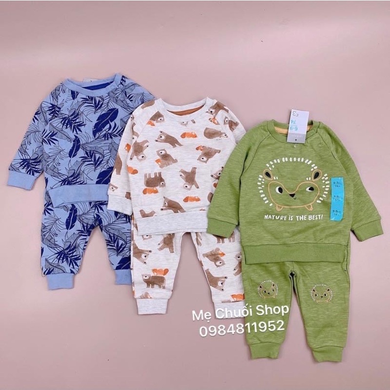 Bộ nỉ bông Prinmark dư xịn cho bé