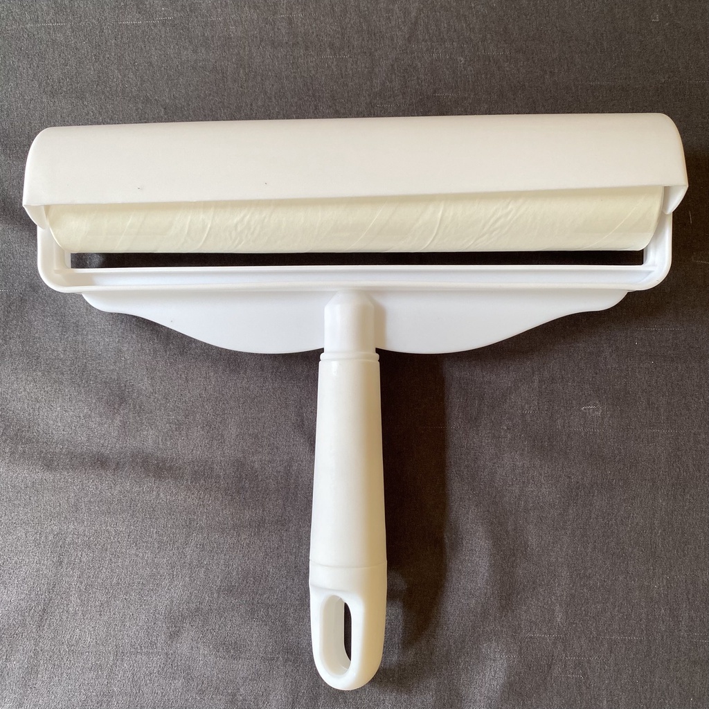 Cây lăn bụi 24cm cán dài, cây lăn bụi quần áo sàn nhà rèm cửa Oron
