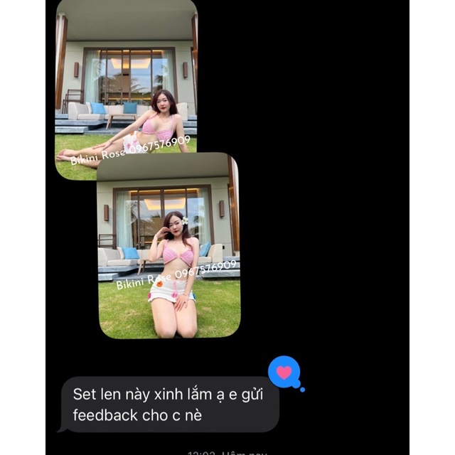 SÉT LEN MÓC ÁO HỒNG CHÂN VÁY ĐÍNH HOA