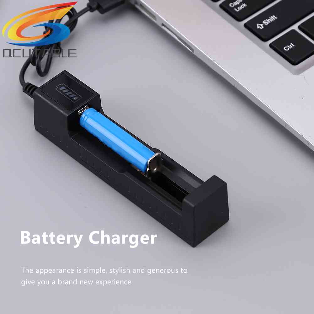 Bộ Sạc Pin USB 1 Rãnh Cho 18650 22650 16340