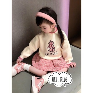 Set váy Guxi chân váy hồng bé gái