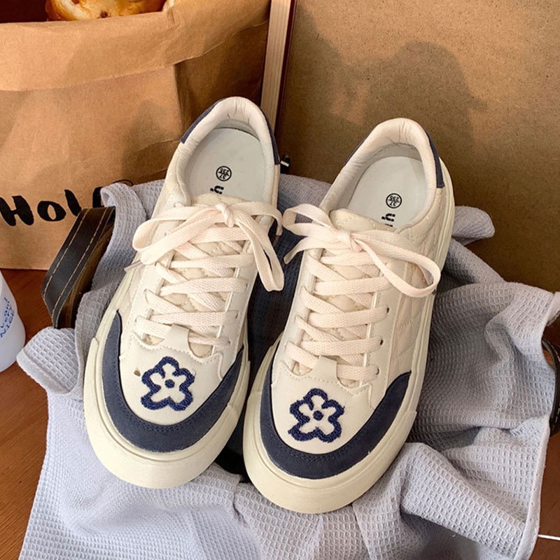 One more shoes Giày Thể Thao Vải Bạt Thời Trang Hàn Cho Nữ Mới