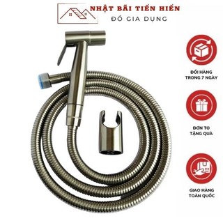 Bộ vòi xịt gắn bồn cầu inox 304 cao cấp, Vòi xịt nhà vệ sinh tiện dụng