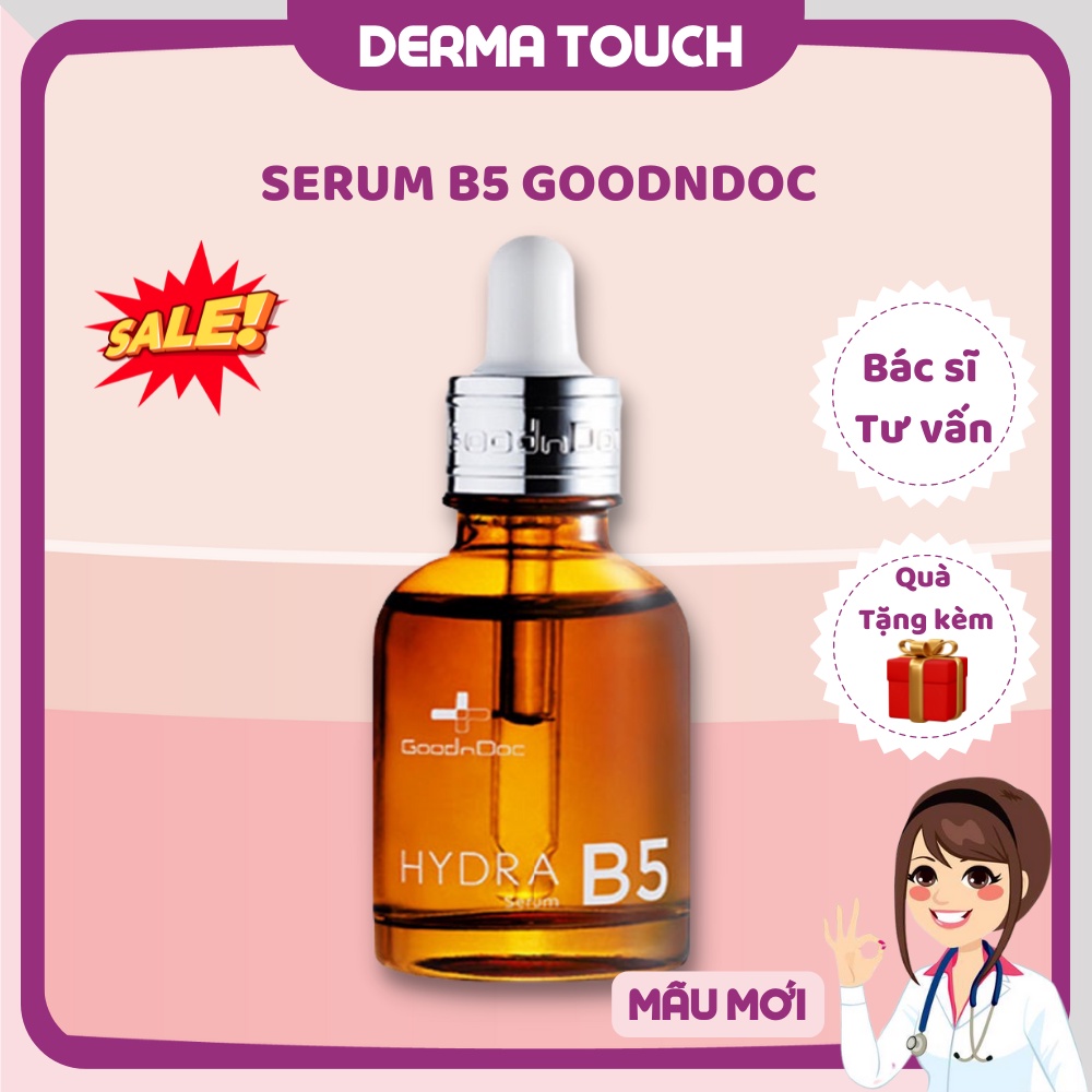 Goodndoc Hydra B & Goodndoc Repair Complex Serum cẩm ẩm, làm sáng da, giảm mụn, căng bóng da 30mL - Derma Touch
