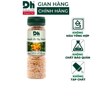 Muối ớt Tây Ninh DH Foods hạt to gia vị chấm hoa quả loại 1 thơm ngon 60
