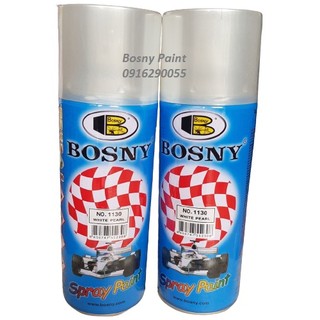 Sơn xịt Bosny màu bóng Ngọc Trai ánh nhũ