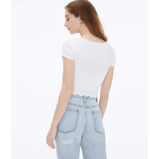 Áo croptop AERO cổ tim xuất xịn
