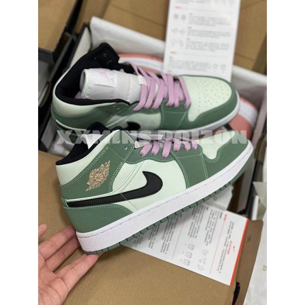 Giày Air Jordan 1 Mid “ Dutch Green” (Best Quality)
