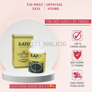 Tảo bột SATO - dùng cấy nano dưỡng trắng da