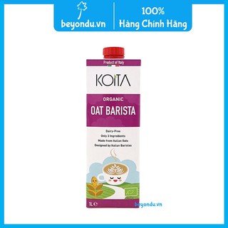 Sữa yến mạch Barista hữu cơ Koita 1l