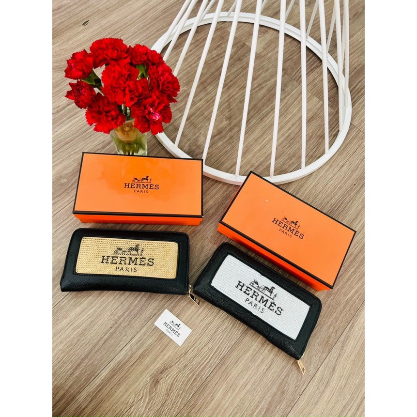 Ví cầm tay đính đá hm