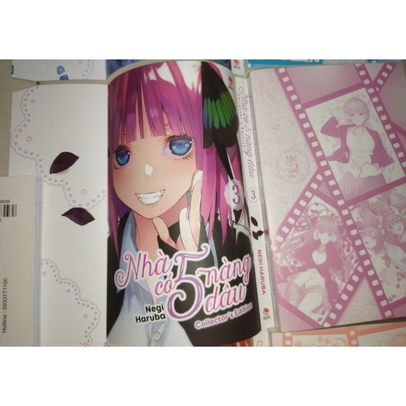 Nhà có 5 nàng dâu bìa 2 mặt 2,3,4,5,6 5nd,gotoubun