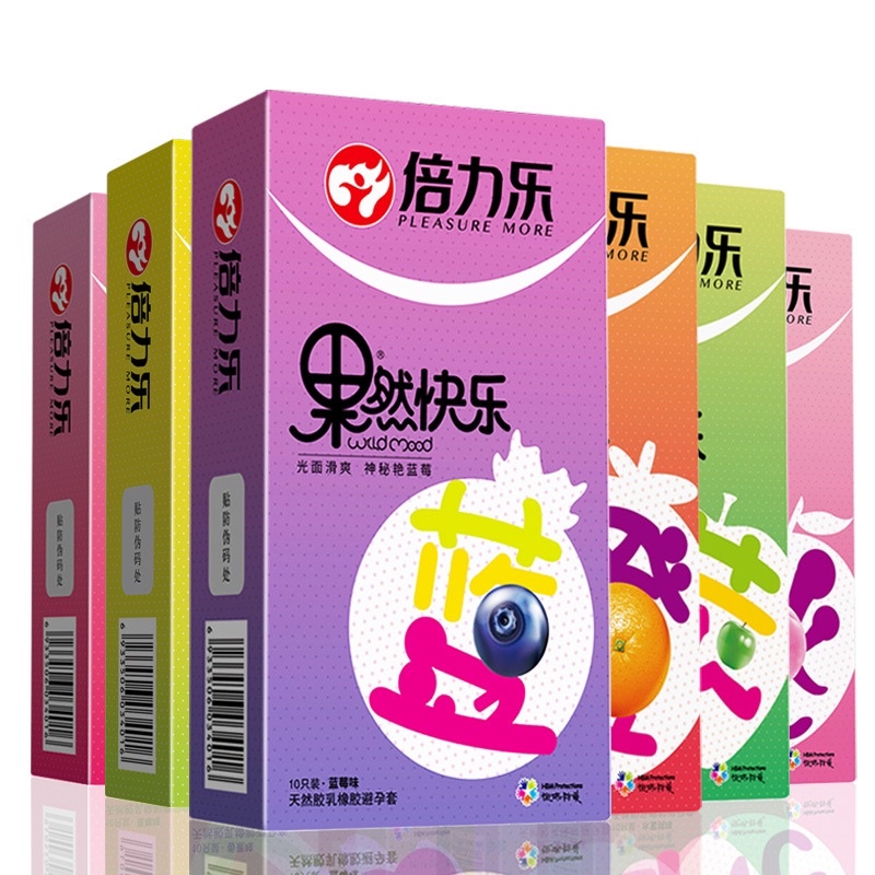 Bao cao su HBM hương táo, siêu mỏng, nhiều gel, gốc nước - hộp 10 bcs