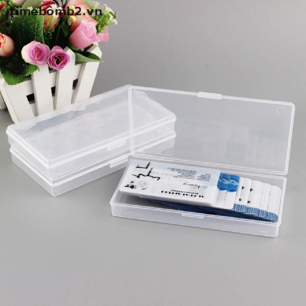 Hộp Nhựa Pp Trong Suốt Có Nắp Đậy Đựng Trang Sức Tiện Dụng