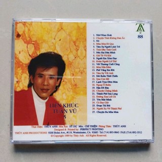 Bộ 5 cd liên khúc Tuấn Vũ phono