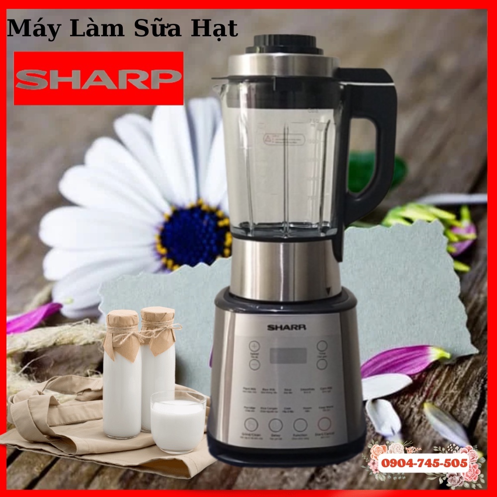 Máy Làm Sữa Hạt Sharp KS-168 Xuất Xứ Thái Lan, Hàng Chính Hãng, Dung Tích 1.8L Xay Nấu Đa Năng, Bảo Hành 12 Tháng
